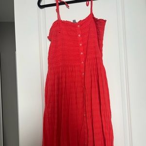 Cute rouched midi dress from Aerie